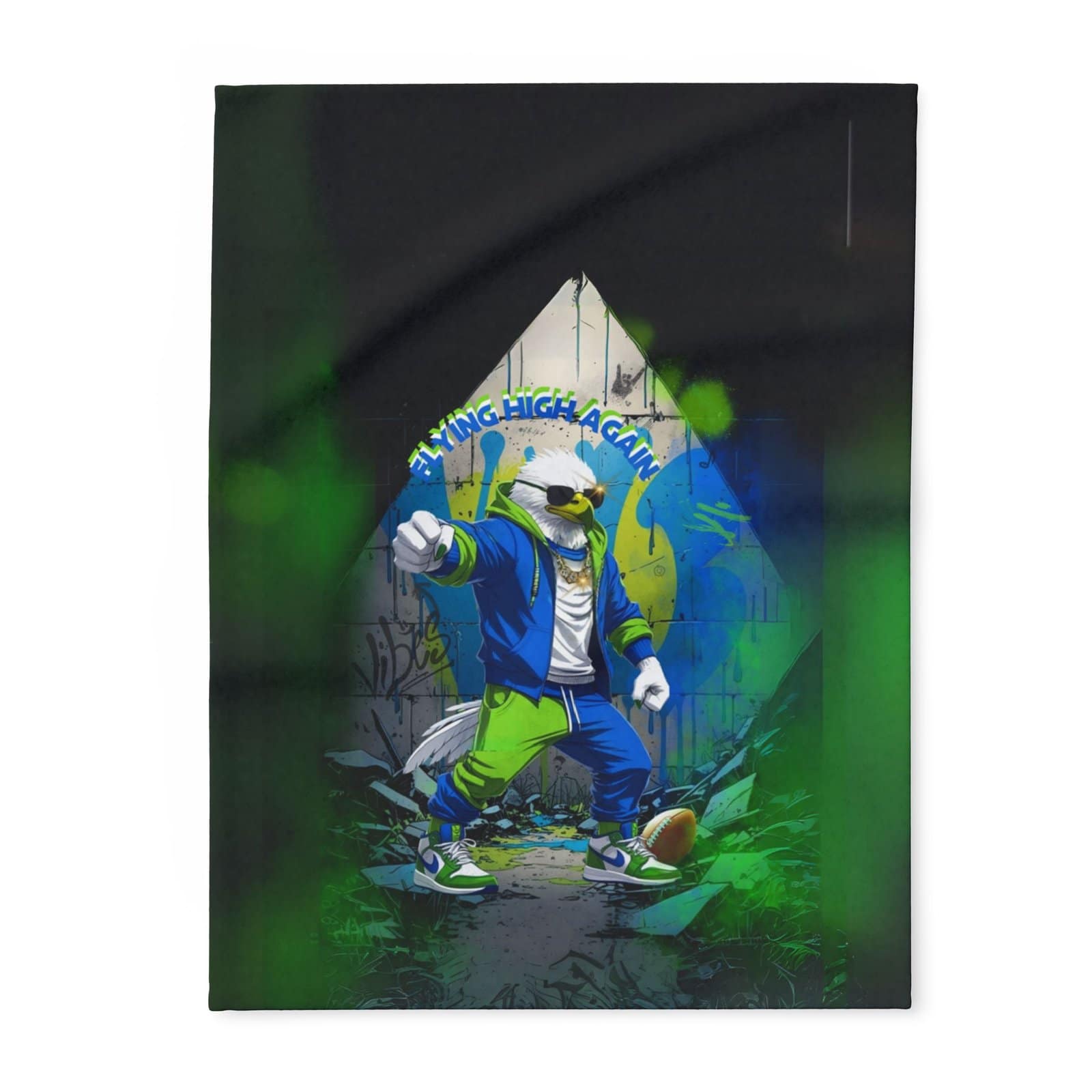 Flying High Again Fleece Blanket