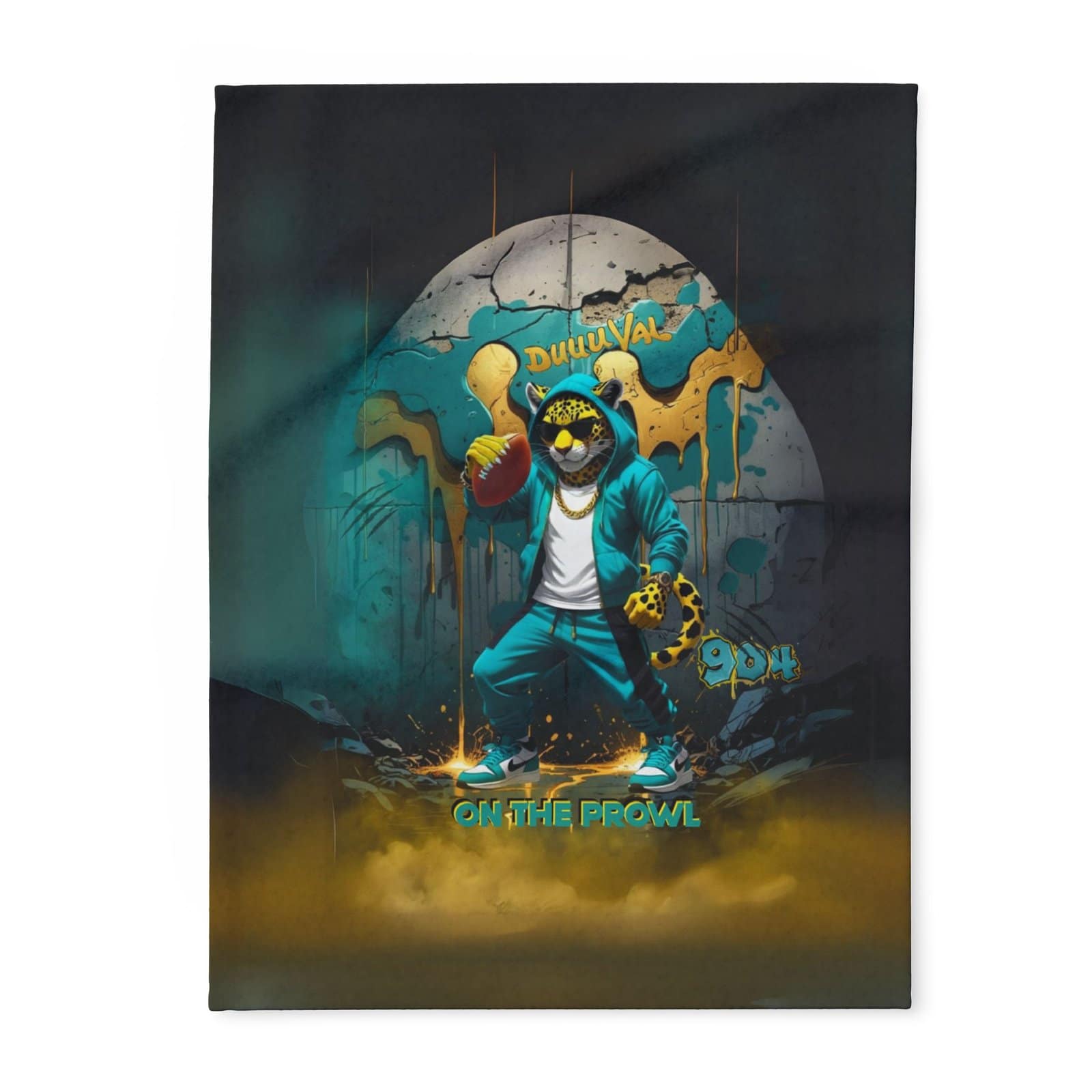 On the Prowl Fleece Blanket