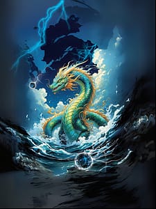 Water Dragon design