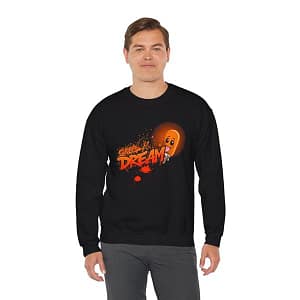 Black Sweet Dream Sweatshirt on a man
