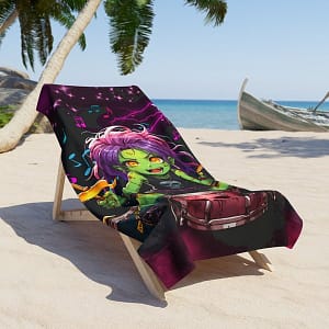 Zombees Ellie Cortez Beach Towel
