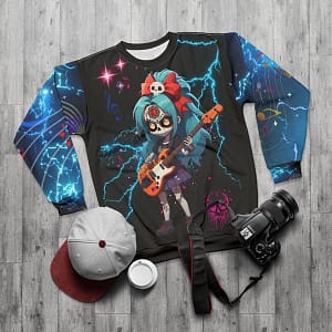 Zombees Luzi Flores Bass Guitarist Sweatshirt lifestyle