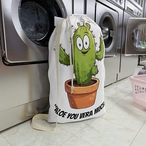 Aloe You Vera Much Laundry Bag Context