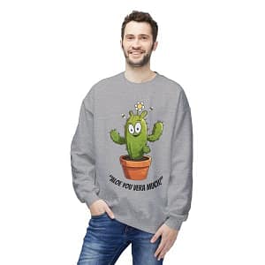 Aloe You Vera Much Sweatshirt Person 2 Front Sport Grey