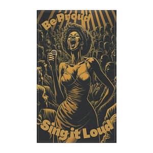 Be Proud Sing It Loud Hand Towel Front