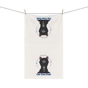 Cat-Cow Pose Hand Towel Context 1