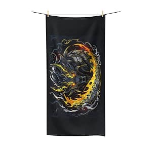 Fierce Panther Bath Towel