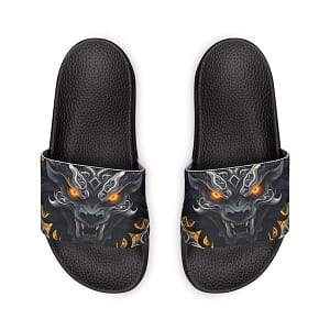 Fierce Panther Deco Slides black sole