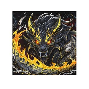 Fierce Panther Face Towel