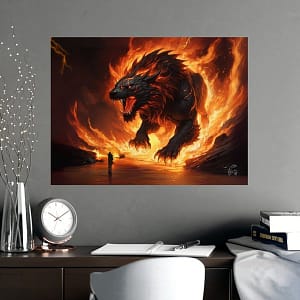 Fiery Dragon II Poster