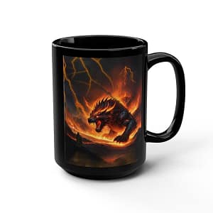 Fiery Dragon III Coffee Mug