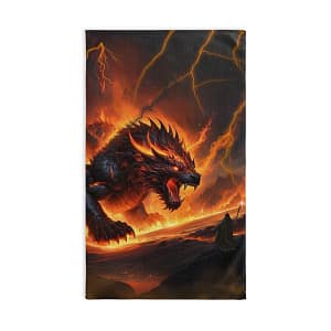 Fiery Dragon III Hand Towel