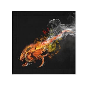 Fire Dragon Face Towel