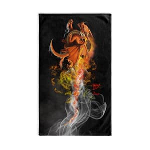 Fire Dragon Hand Towel