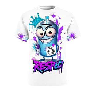 Graffiti Respect White T-Shirt