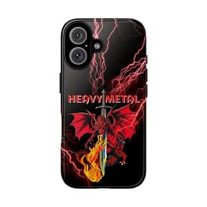 Heavy Metal Dragon iPhone 16 case