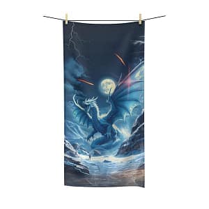 Ice Dragon Bath Towel