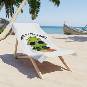 Pretty Fly for a Cacti Beach Towel Context