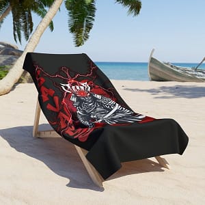 Savage Samurai Beach Towel