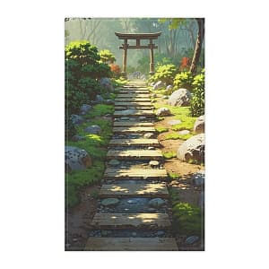 Serene Garden Hand Towel Front