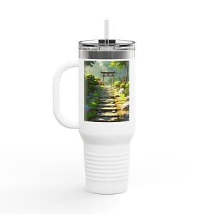 Serene Garden Travel Mug Right