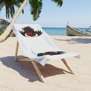 Shadow Dragon Beach Towel