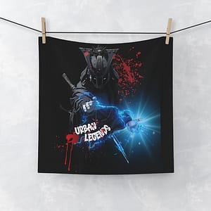 Urban Legends Face Towel Front Hanging
