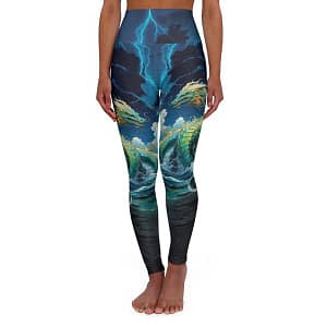 Water Dragon Leggings Front