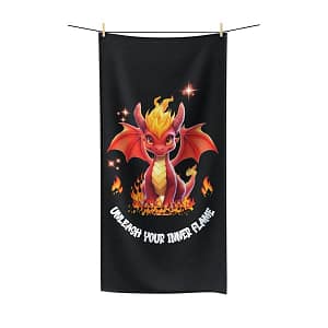Whimsical Dragon Bath Towel