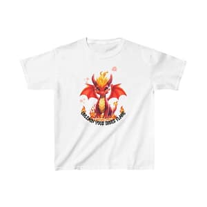 Whimsical Dragon Kids T-shirt Front