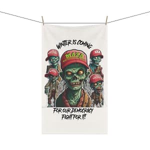 Winter is Coming Hand Towel White Context 1