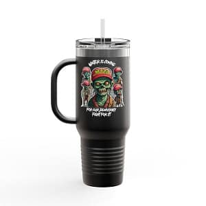 Winter is Coming Travel Mug - black Right