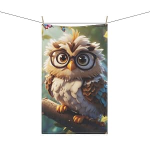 Wise Owl Hand Towel Context 1