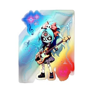 Zombees Luzi Flores Holographic Sticker