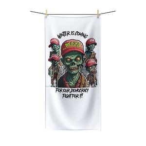 Winter is Coming white Bath Towel