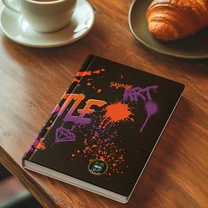 Hustle Journal on wood table