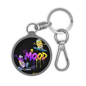 Skateboard Mood Key Chain