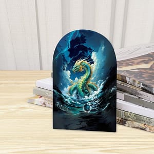 Water Dragon Bookends
