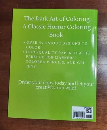 A Classic Horror Coloring Book