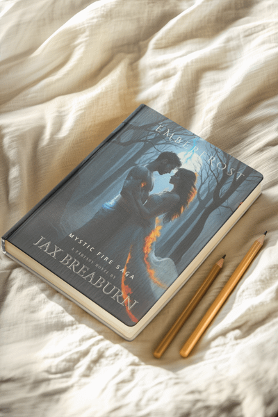 Emberfrost Journal on bed