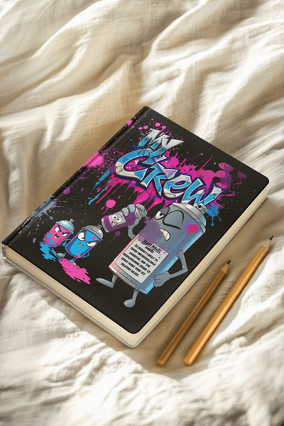 My Crew Journal on Bed