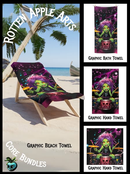 Zombees Ellie Cortez Towel Bundle