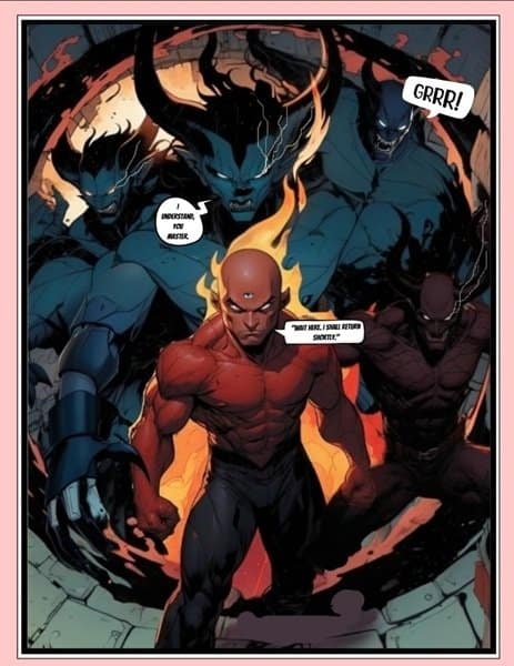 Issue #2 Helium-3 Comic book highlight page 20