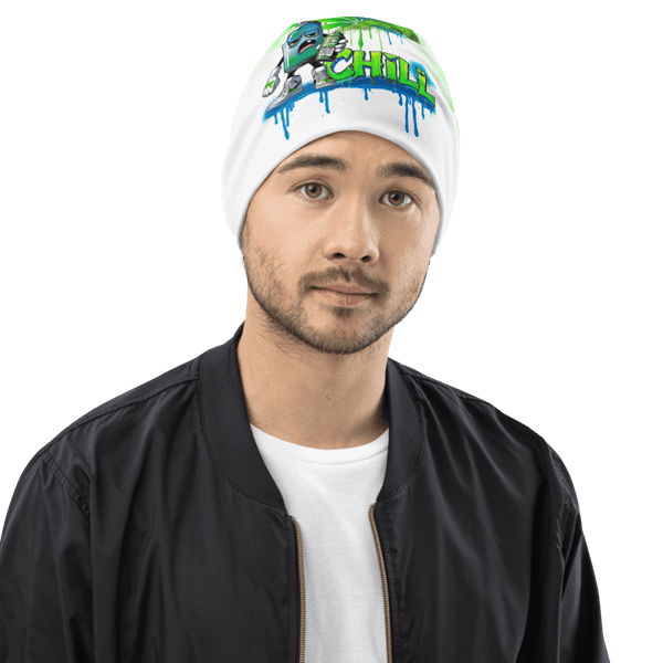 Chill Beanie White - Image 6