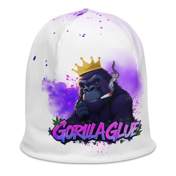 Gorilla Glue Beanie White