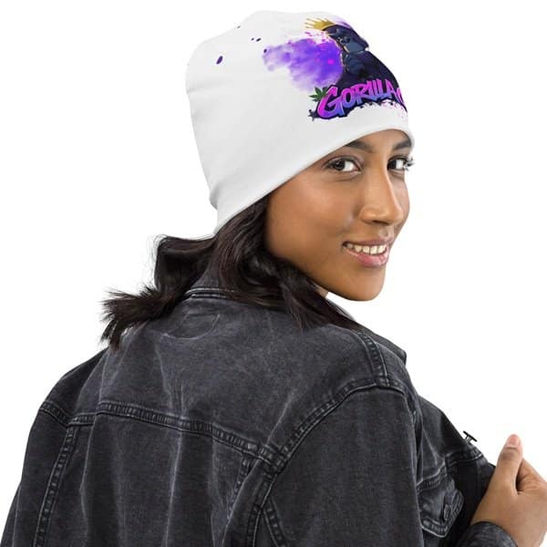 Gorilla Glue Beanie White