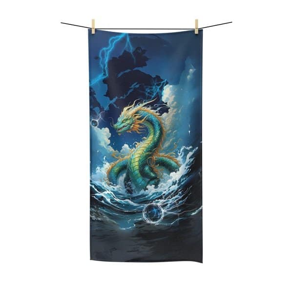 Water Dragon Bath Towel
