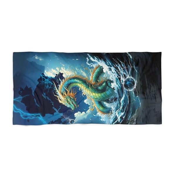 Water Dragon Beach Towel - Image 2