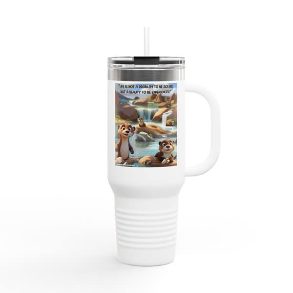 Beauty to be Experienced Travel Mug - Image 3
