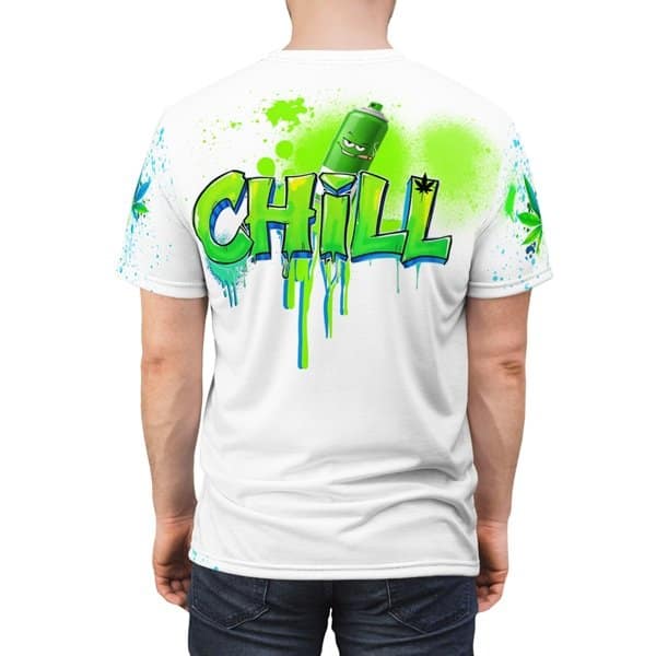 Chill Vibes White T-Shirt - Image 5